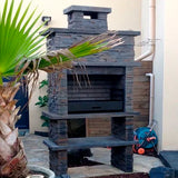 pas cher barbecue en beton av265f