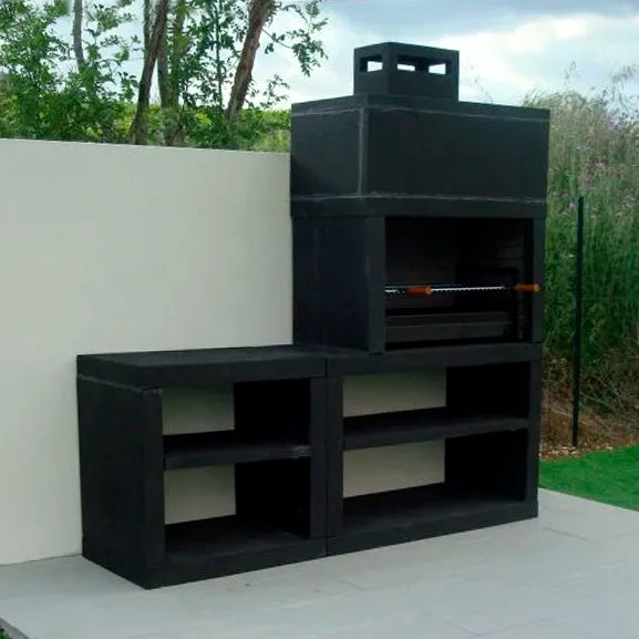 barbecue moderne avec evier av35m