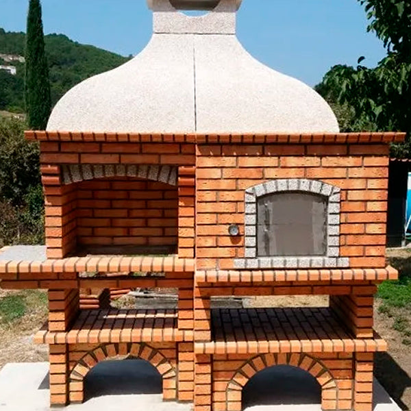 barbecue en brique avec four ce9080f