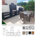 barbecue moderne avec maximus prime arena av110m