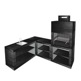 Barbecue d'angle Moderne AV12B