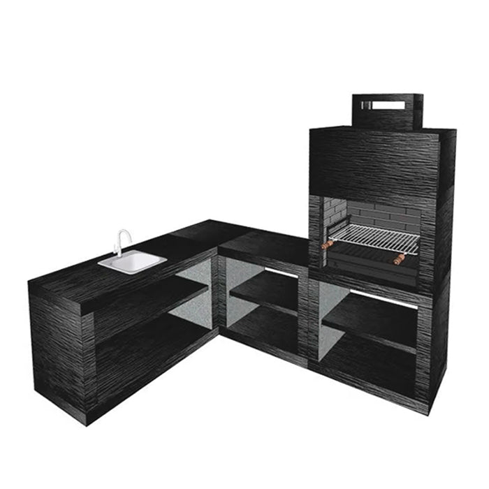 Barbecue d'angle Moderne AV12B