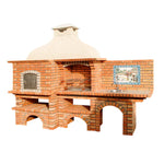 four et barbecue en brique avec evier ce9020f