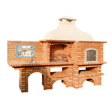 Brick Oven and Barbecue with Sink CE9020F