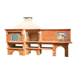 barbecue en brique avec four et evier ce9040f