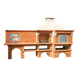 Brick Barbecue with Oven and Sink CE9040F