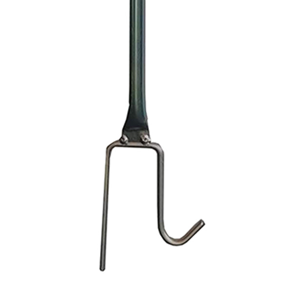 Pelle de four à bois AC26F manche en fer vue de côté