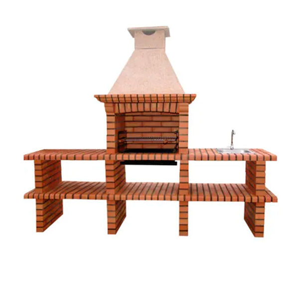 Barbecue brique avec évier AV337F