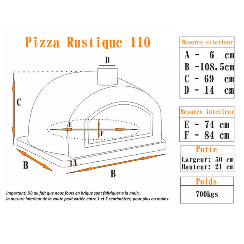 four a bois pizza rustique
