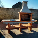 barbecue a monter de jardin avec evier ce4030f