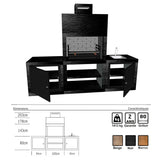 barbecue moderne avec evier av60m