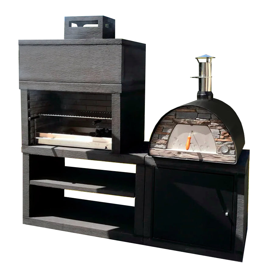 barbecue moderne avec evier av35m
