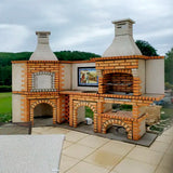 Four a pizza d'angle avec Barbecue CE1008B