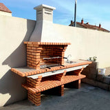 barbecue a monter de jardin avec evier ce4030f