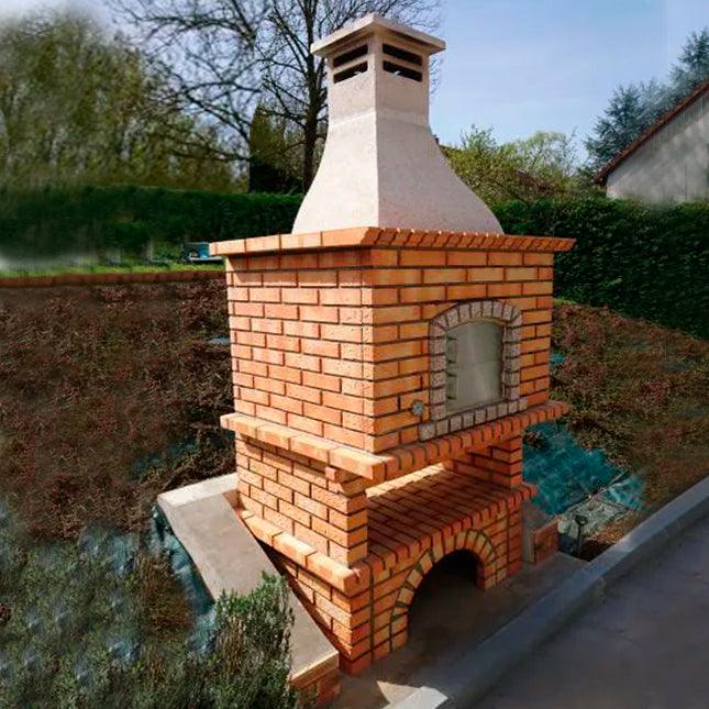 four a pizzas et pain en briques ce9090d