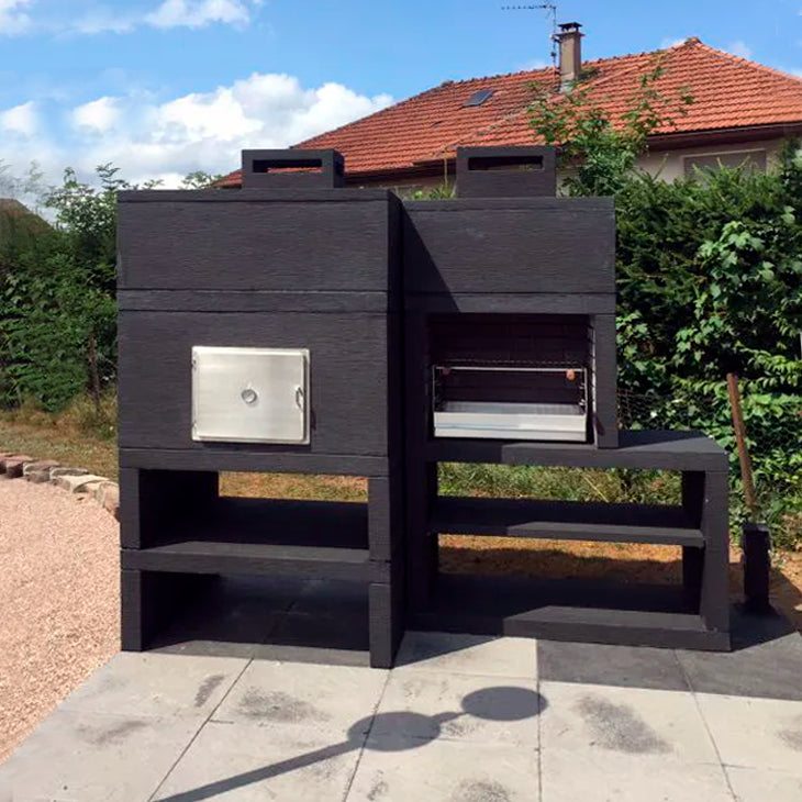 barbecue moderne avec four av85m