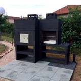 barbecue moderne avec four av85m