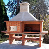 barbecue avec four a pizza av5950f