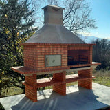 barbecue avec four a pizza av5950f