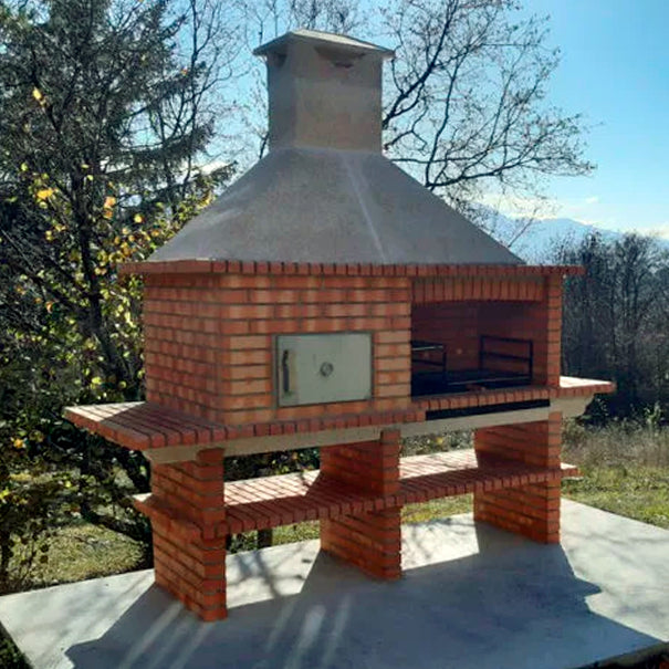 barbecue avec four a pizza av5950f