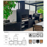 barbecue moderne avec maximus prime arena av115m