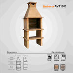 Barbecue AV110R installé