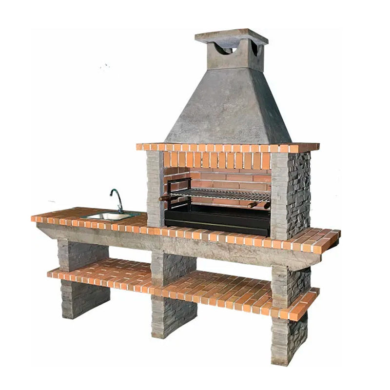 barbecue fixe en pierre reconstituee av370f