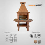 barbecue en pierre pour votre jardin av310f