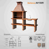 Barbecue en Pierre et Evier AV150R