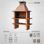 Barbecue AV125R vue latérale