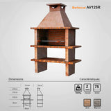 Barbecue AV125R vue latérale