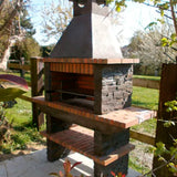 barbecue de jardin en pierre av340f