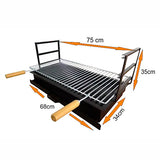 grilloir encastrable en fer 68x34 ac52f