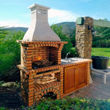 barbecue a charbon de jardin avec evier ce8010f