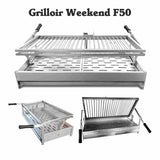 barbecue rustique avec four et evier fr003f