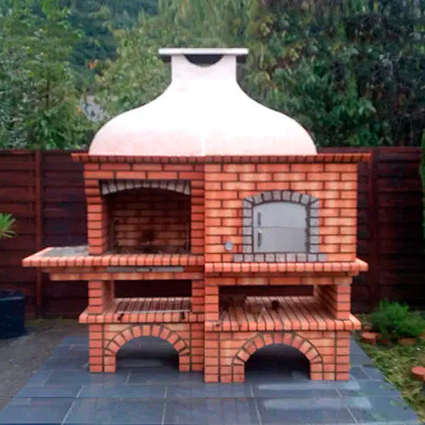 barbecue en brique avec four ce9080f