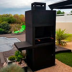 barbecue contemporain impexfire pierre av15m