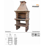 barbecue en pierre brico pr4000f