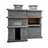 Kit barbecue fixe en pierre avec four PR4730F