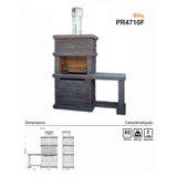 barbecue en pierre en solde pr4710f