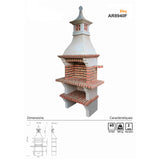 barbecue en brique ar8940f