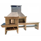 Barbecue en granit avec four GR66F