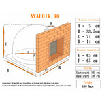 four a bois pour pizza et pain avaloir