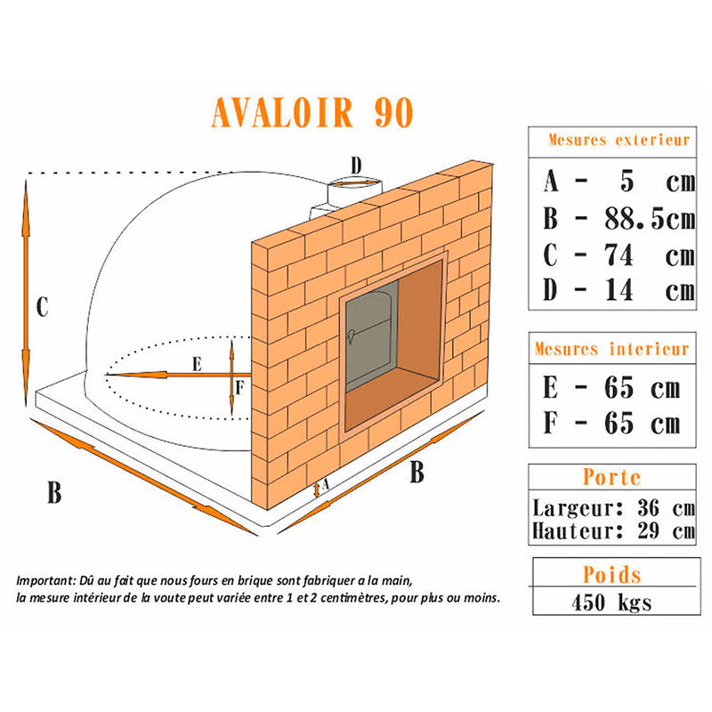 four a bois pour pizza et pain avaloir