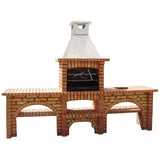 barbecue en brique avec evier jc022f