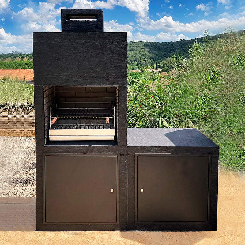 barbecue moderne avec evier av40m