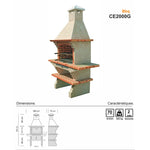 barbecue en dur portugais ce2000g