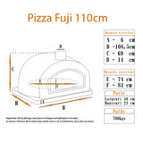 four a bois pizza en briques pizza fuji