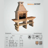 barbecue exterieur en pierre av350f