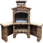 barbecue rustique d angle fr0039f